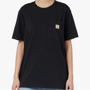Carhartt womens Loose Fit Heavyweight Short-Sleeve Pocket T-Shirt